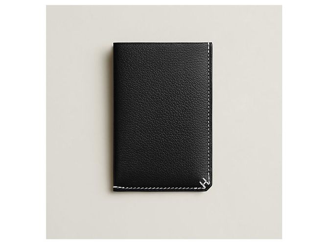 Hermès Cellier Card Holder Wallet Noir Black - view 3