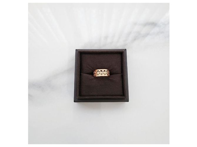 Hermès Göttlicher Anker-Ring Kleines Modell Roségold Orange - Ansicht 3
