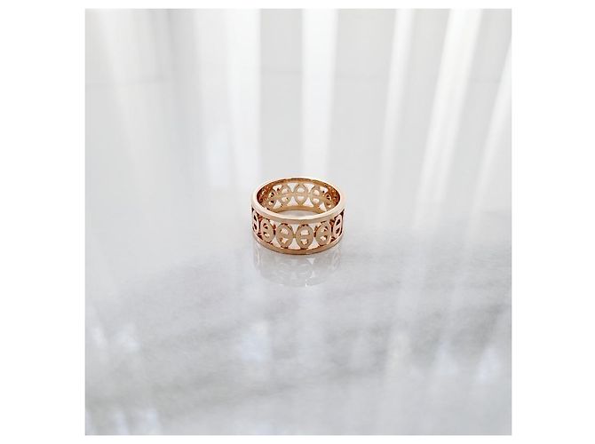 Hermès Göttlicher Anker-Ring Kleines Modell Roségold Orange - Ansicht 4