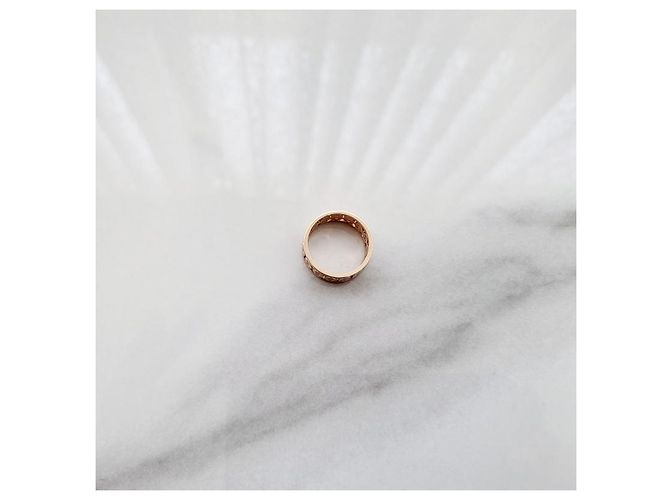 Hermès Göttlicher Anker-Ring Kleines Modell Roségold Orange - Ansicht 6