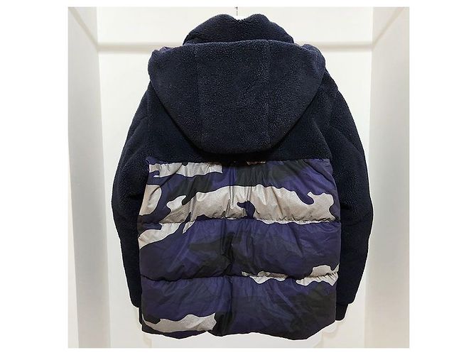 Moncler Gepolsterter Pullover Giannaloro Horn Camo Schwarz - Ansicht 3