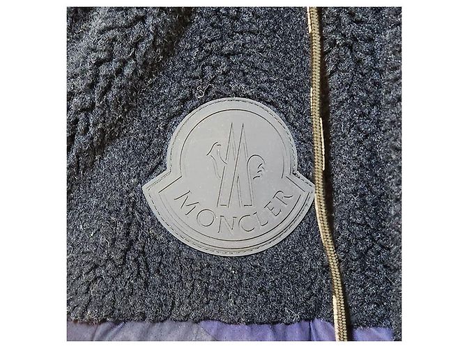 Moncler Gepolsterter Pullover Giannaloro Horn Camo Schwarz - Ansicht 6