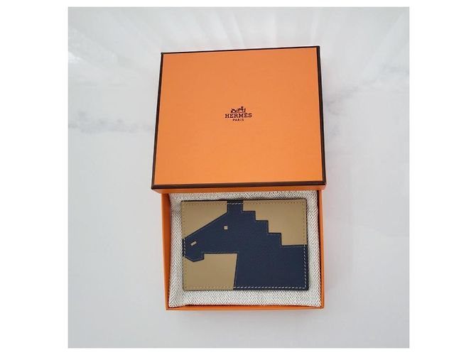 Hermès Cheval Picto Card Holder Wallet Multiple colors - view 8