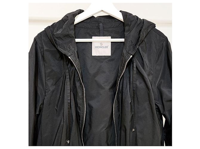 Moncler Windbreaker-Jacke Schwarz - Ansicht 4