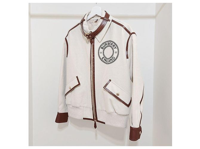 Burberry Logo Graphic Jacke Silber - Ansicht 2