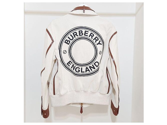 Burberry Logo Graphic Jacke Silber - Ansicht 3