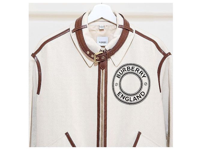 Burberry Logo Graphic Jacke Silber - Ansicht 4