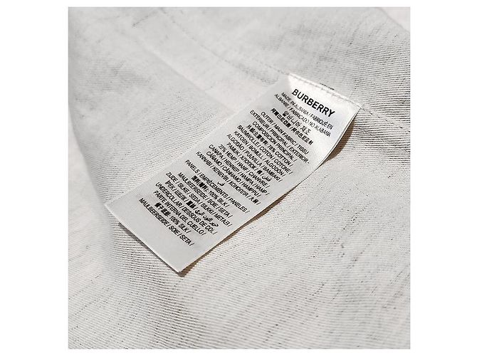 Burberry Leinenjacke Silber - Ansicht 7