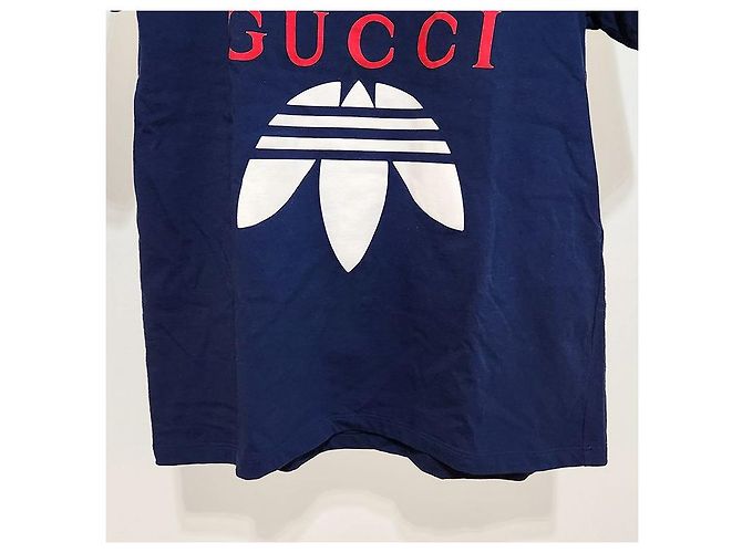 Gucci Adidas T-Shirt mit kurzen Ärmeln Schwarz - Ansicht 5