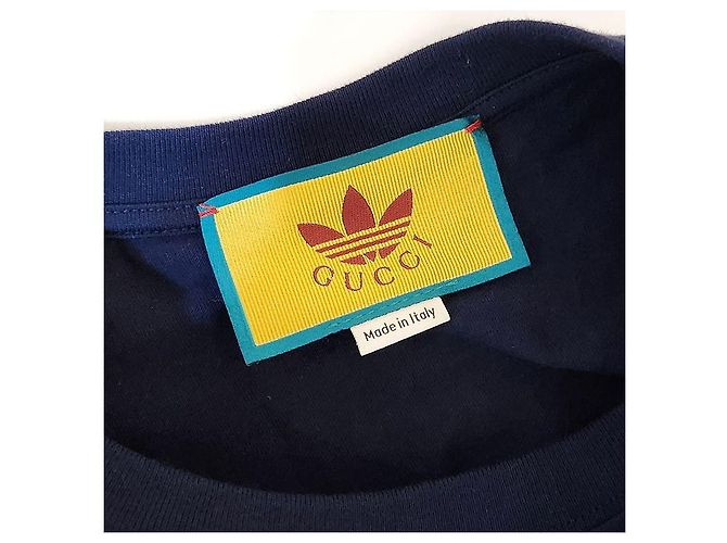 Gucci Adidas T-Shirt mit kurzen Ärmeln Schwarz - Ansicht 6