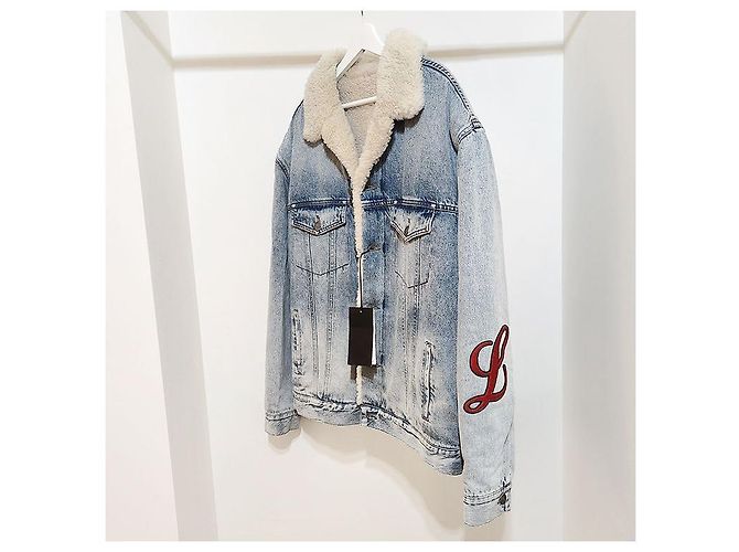Gucci Chaqueta de denim de borrego - vista 2