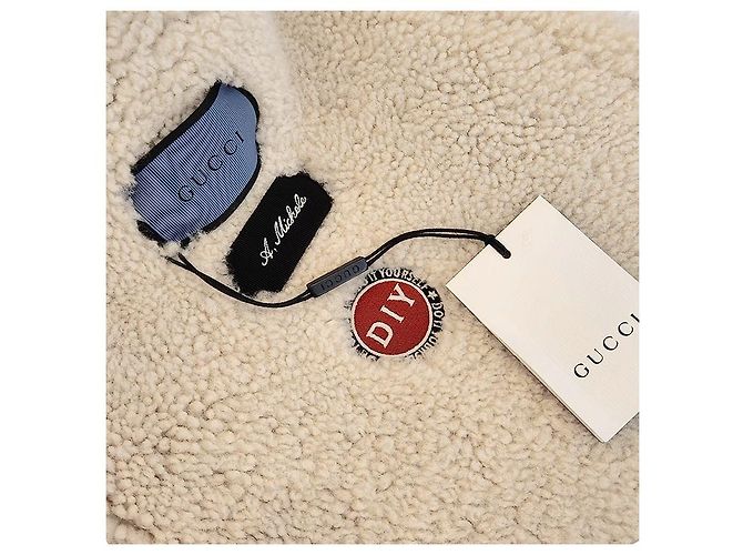 Gucci Chaqueta de denim de borrego - vista 6