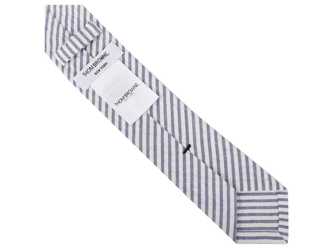 Thom Browne Cravatta Classica Blu - vista 6
