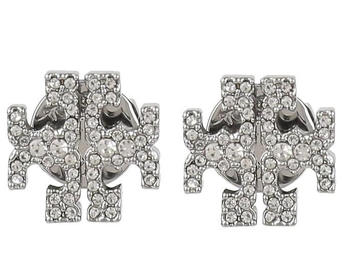 Tory Burch Orecchini Kira Pavé Argento - vista 3
