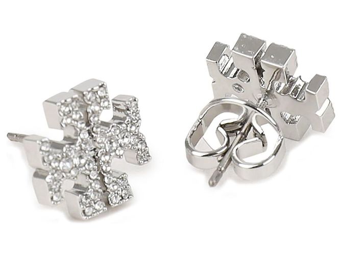 Tory Burch Orecchini Kira Pavé Argento - vista 4
