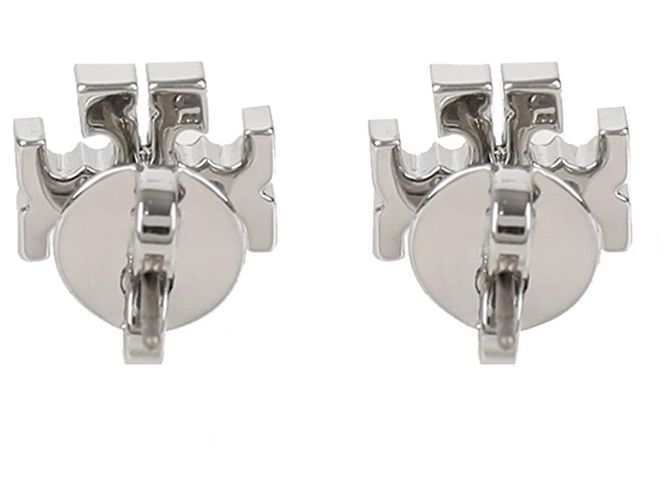 Tory Burch Orecchini Kira Pavé Argento - vista 6