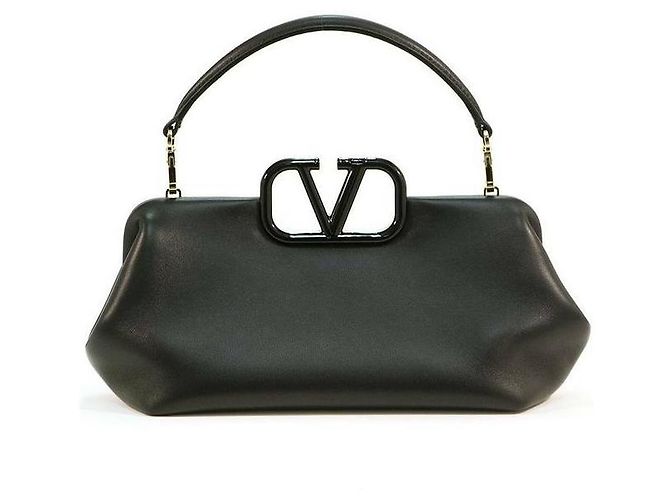 Valentino Borsa tote con logo Nero - vista 4