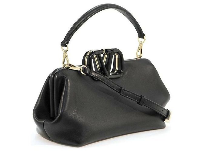 Valentino Borsa tote con logo Nero - vista 5