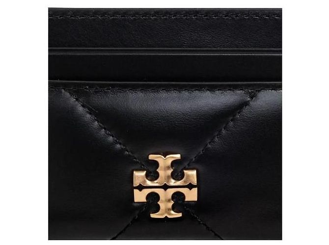 Tory Burch Diamantgeplottetes Kartenetui Schwarz - Ansicht 5