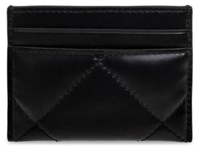 Tory Burch Diamantgeplottetes Kartenetui Schwarz - Ansicht 6