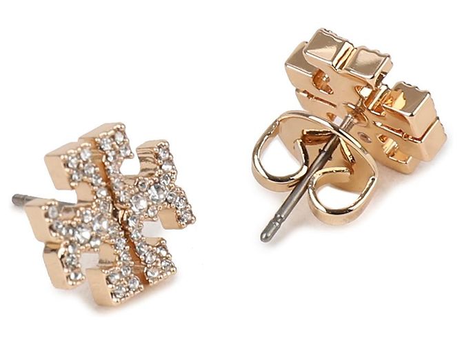 Tory Burch Kira Pavé Ohrstecker Golden - Ansicht 4