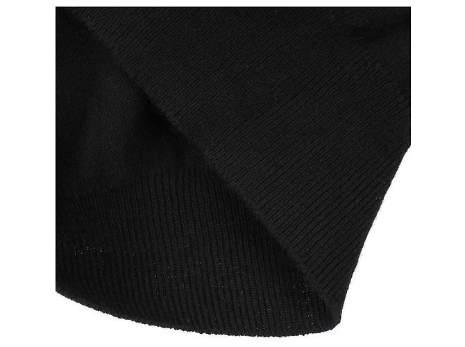 Comme Des Garcons Schwarze Strickjacke mit Doppelherz-Patch - Ansicht 7