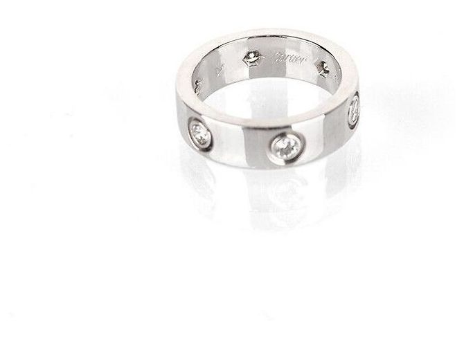 Love Cartier Liebesring Weißgold Diamant Größe - Ansicht 5