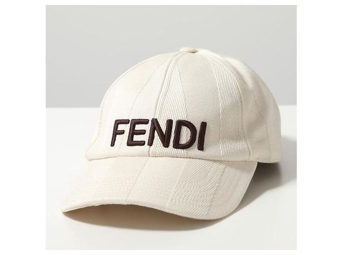 Fendi Gorra de béisbol de lona Pequin - vista 3