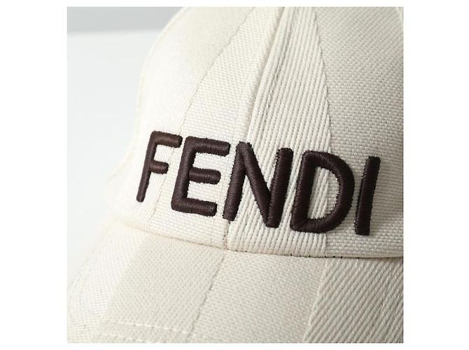Fendi Gorra de béisbol de lona Pequin - vista 8