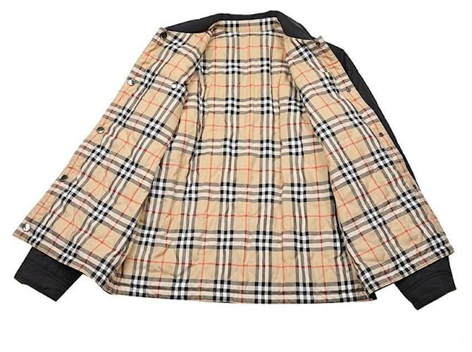 Burberry Wendbare gesteppte Nylon-Überhemd Schwarz - Ansicht 5