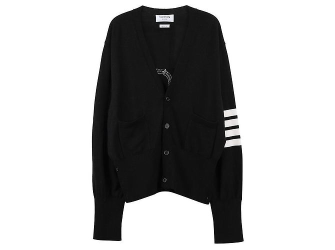Thom Browne Feiner Merinowoll-Cardigan Mister Tom - Ansicht 3