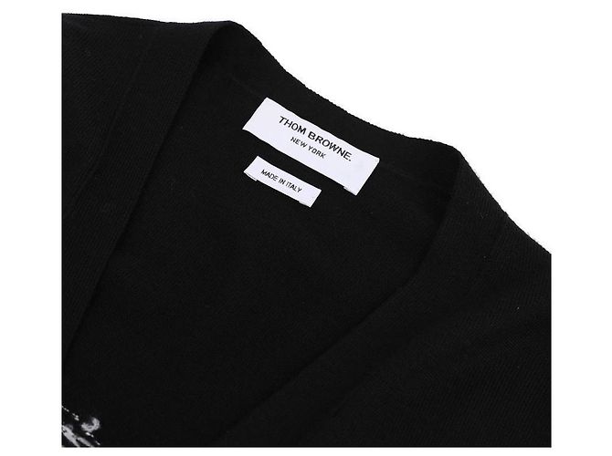 Thom Browne Feiner Merinowoll-Cardigan Mister Tom - Ansicht 5