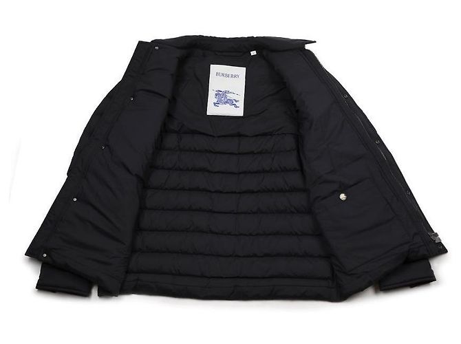 Burberry Camisa overshirt acolchoada de nylon Preto - vista 5