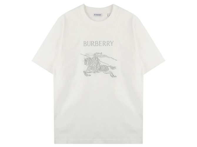 Burberry Baumwoll-T-Shirt Weiß - Ansicht 3