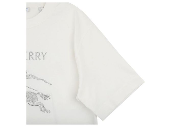 Burberry Baumwoll-T-Shirt Weiß - Ansicht 6