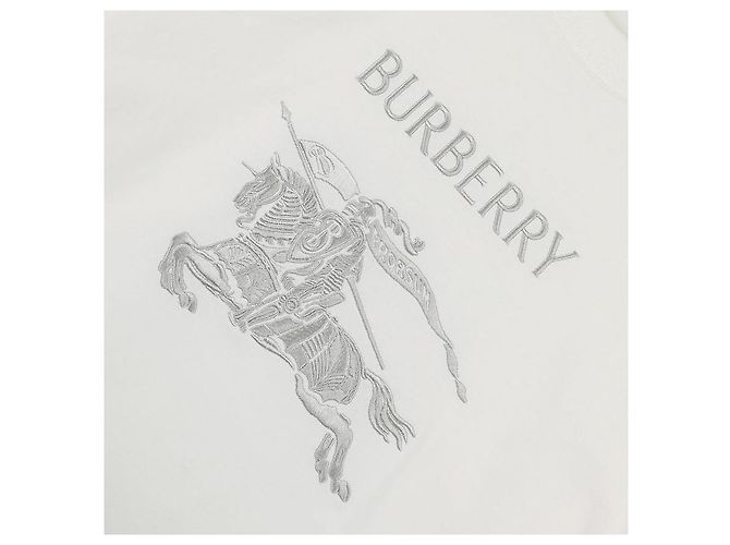 Burberry Baumwoll-T-Shirt Weiß - Ansicht 8