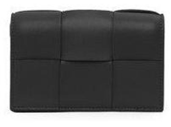 Bottega Veneta Tarjetero Intreccio Negro - vista 2