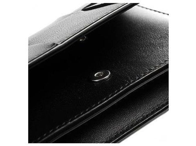 Bottega Veneta Tarjetero Intreccio Negro - vista 3