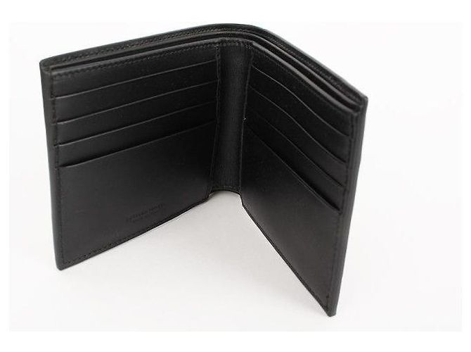 Bottega Veneta Portafoglio bi-fold Intrecciato nero - vista 4