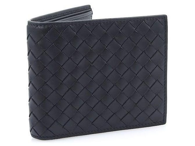 Bottega Veneta Portafoglio bi-fold Intrecciato nero - vista 5