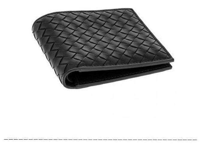 Bottega Veneta Portafoglio bi-fold Intrecciato nero - vista 7