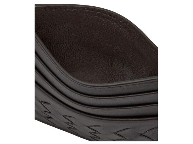 Bottega Veneta Tarjetero Intrecciato Castaño - vista 6