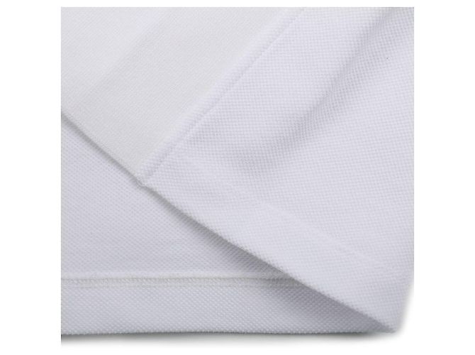 Thom Browne Klassisches Piqué-T-Shirt Weiß - Ansicht 7
