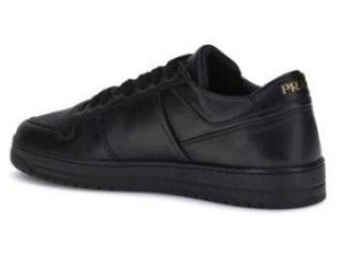 Prada Leder Sneakers Downtown Schwarz - Ansicht 6
