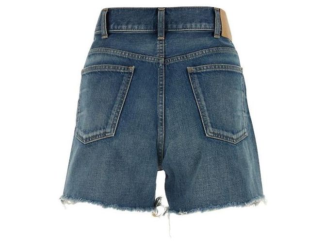 Céline Shorts de skate en denim Electric Sky Wash - vista 5