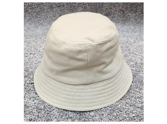 Isabel Marant Cappello bucket logo Haley Ecru Timbro rosso: ECRD - vista 3