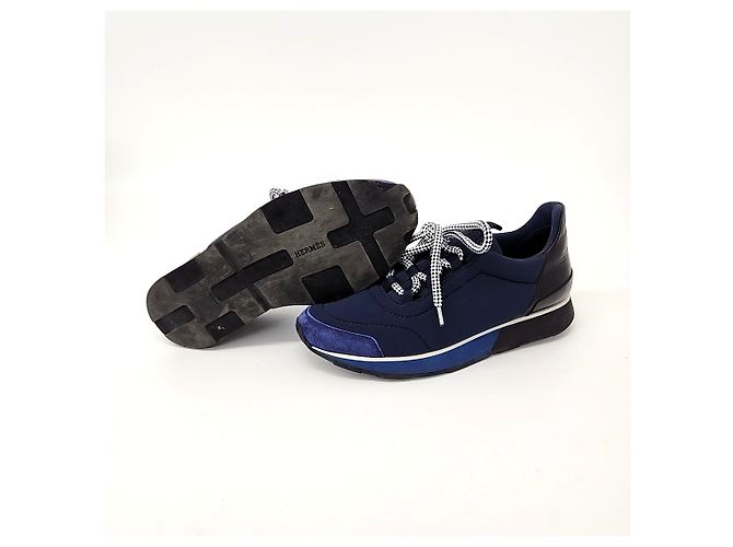 Hermès Sneaker Schwarz Multimaterial - Ansicht 4