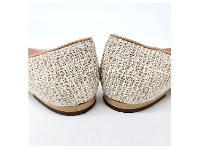 Roger Vivier Scarpe Flat in Tweed - vista 3