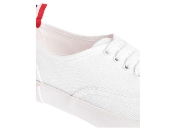 Thom Browne Sneaker Heritage in tela Bianco - vista 8