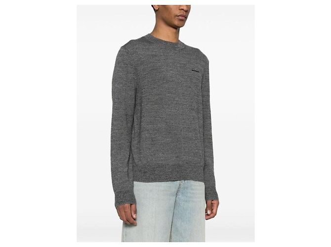 Isabel Marant Merino Wool Sweater Black - view 6